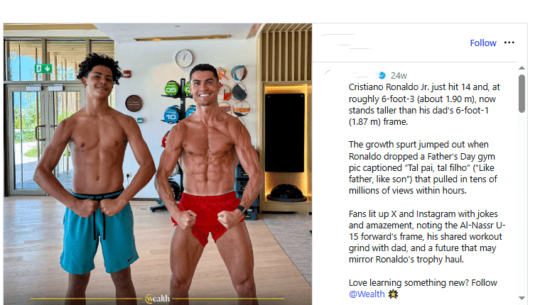 Cristiano Ronaldo Jr